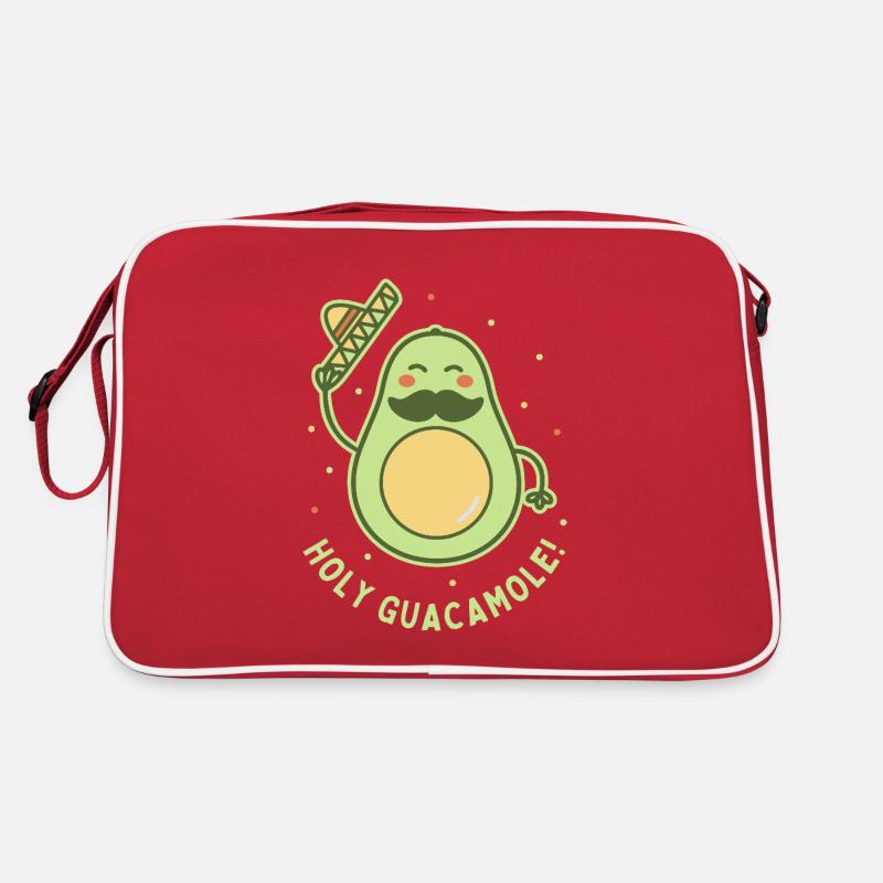 Heilige Guacamole Retro Tasche