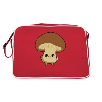 Pilz - Retro Tasche - Rot/Weiß - Hinten