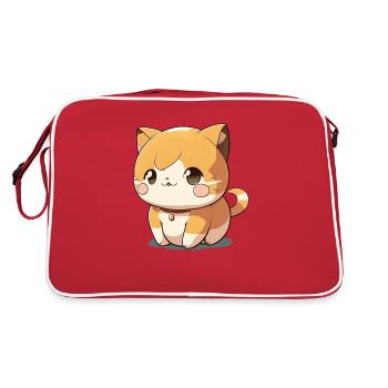 Baby Cat - Retro Bag - red/white - Back