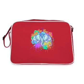 Laos Laotian Laotian New Year I Gift - Retro Bag - red/white - Back