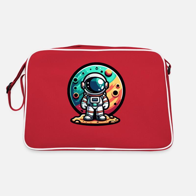 Kleiner Astronaut Retro Tasche