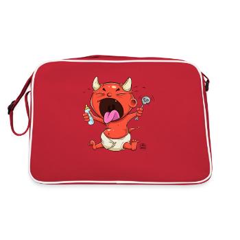 Baby Devil - Retro Bag - red/white - Back