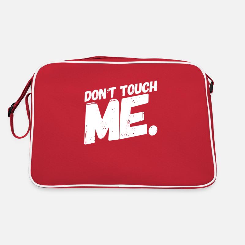 DON´T TOUCH ME. Cool & New T-Shirt. MAXIMUM DESIGN Retro Tasche