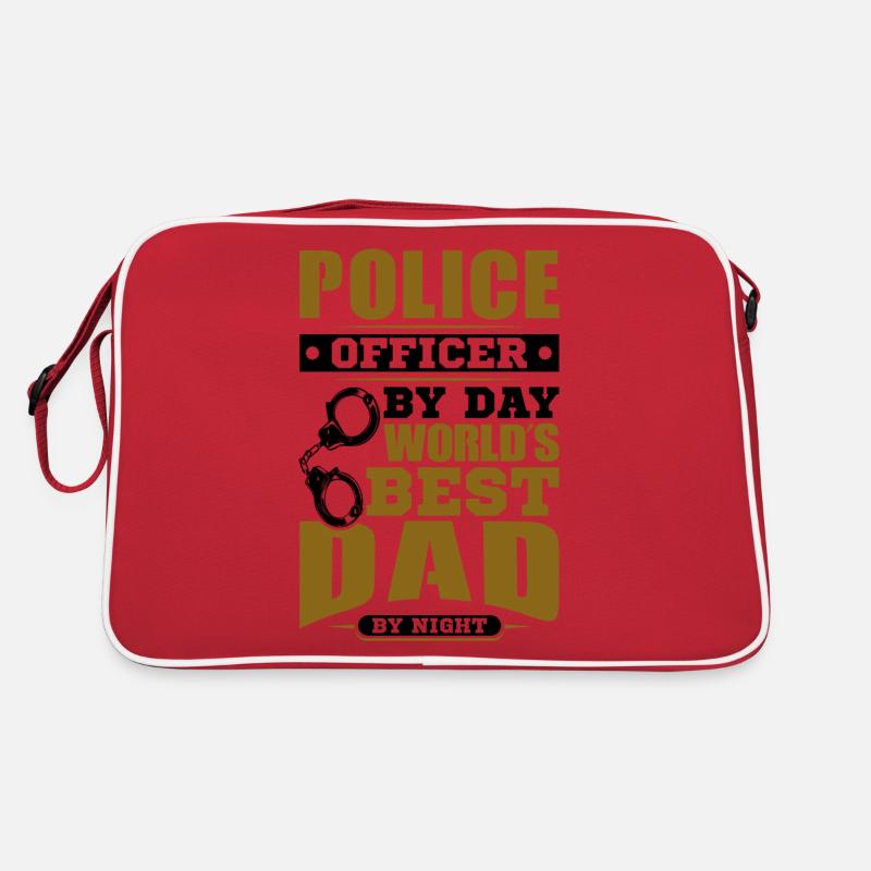 Polizei Polizist Polizeibeamte Retro Tasche