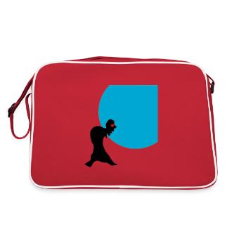 The Observer - Retro Bag - red/white - Back