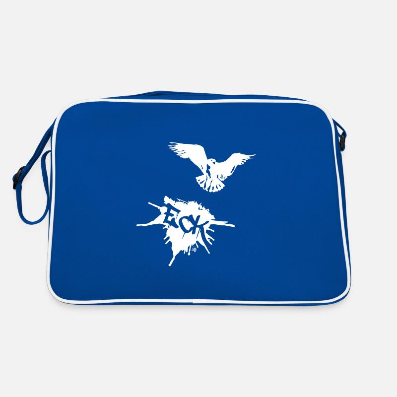 Möwe und Eckernförde Retro Tasche