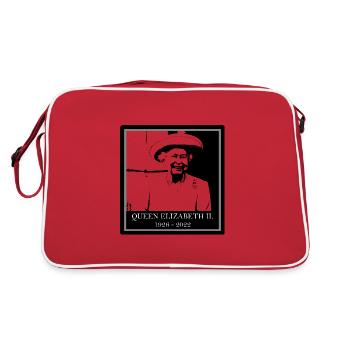 Reine Elizabeth II Décès 2022 Légende Angleterre RIP - Sac Retro - rouge/blanc - Dos