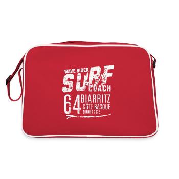 Surf coach wave rider Biarritz - Sac Retro - rouge/blanc - Dos