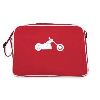 Hachoir à queue souple Harrikka - Sac Retro - rouge/blanc - Dos