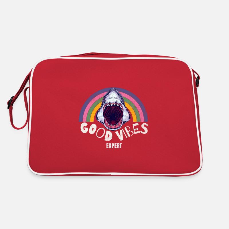 Requin expert en bonnes ondes Sac Retro