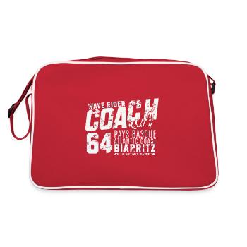 Wave rider coach Biarritz pays basque - Sac Retro - rouge/blanc - Dos