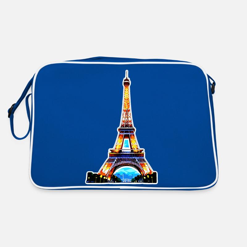 Eiffelturm #7 Retro Tasche