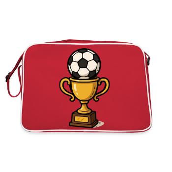 coupe - Sac Retro - rouge/blanc - Dos