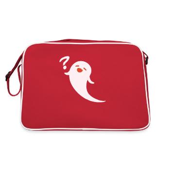 Geist geistt von Kawaii [ Impact Genshin ] - Retro Tasche - Rot/Weiß - Hinten