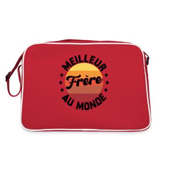 Meilleur Frère Au Monde - Sac Retro - rouge/blanc - Dos
