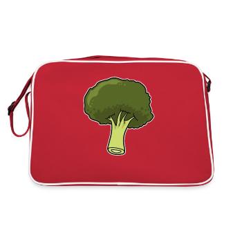 Brocolis - Sac Retro - rouge/blanc - Dos