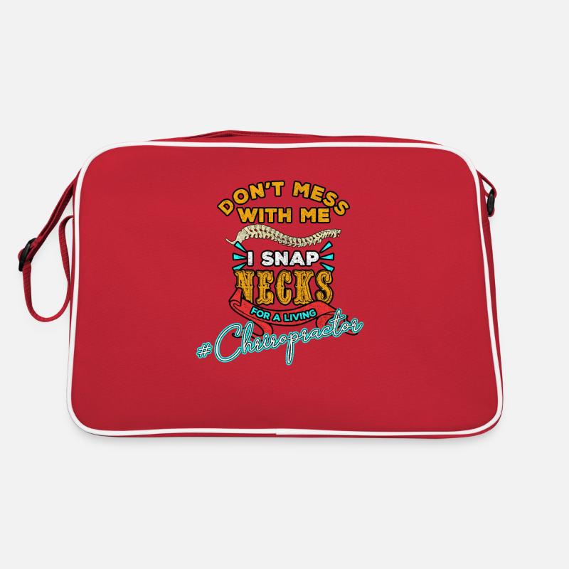 Chiropraktiker Physiotherapeut Beruf I Geschenk Retro Tasche