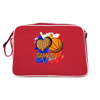 Philippines Filipino Flag Basketball I Cadeau - Sac Retro - rouge/blanc - Dos