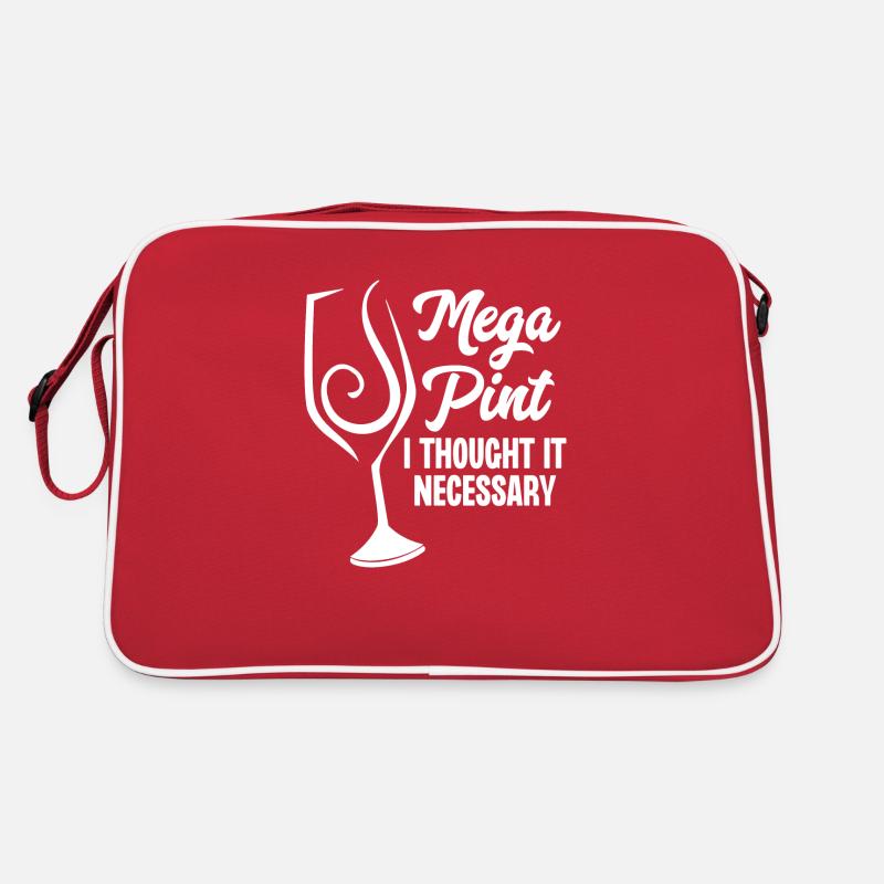 Mega Pint I Thought It Necessary Retro Bag