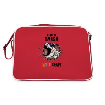 Ready To Smash Third Grade - Retro Bag - red/white - Back