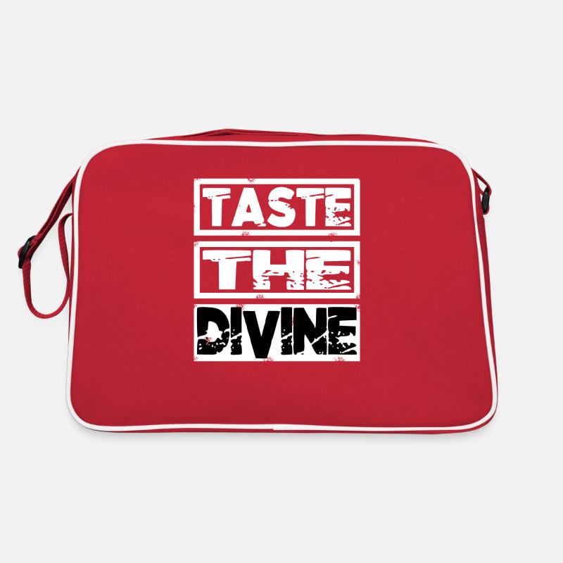 cool flavor combinations culinary flavors - Retro Tasche - Rot/Weiß