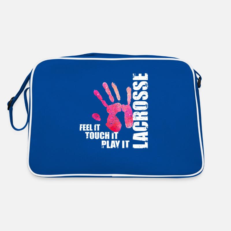Lacrosse Feel it Touch it Play it Retro Tasche