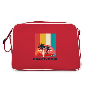 Summer - Sac Retro - rouge/blanc - Dos