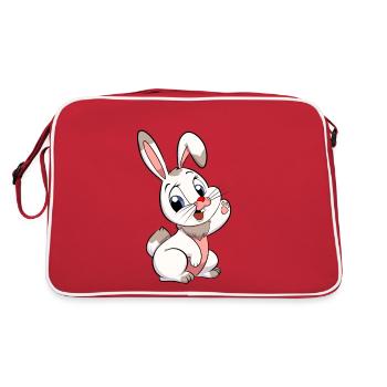 Steppi BUNNY - Retro Bag - red/white - Back