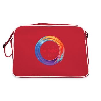 Maler und Lackierer, der Beste und Nervigste Beruf - Retro Tasche - Rot/Weiß - Hinten