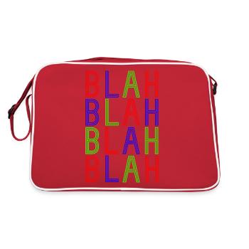BlahBlahBlah - Retro Bag - red/white - Back