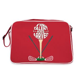 Le talent est arrivé - Sac Retro - rouge/blanc - Dos