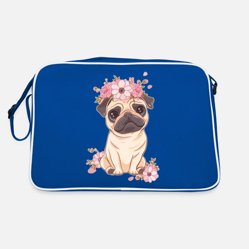 Carlin aux fleurs Sac Retro