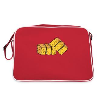 E14509FD 6367 421E 8FFD 284F92AA4C31 - Retro Tasche - Rot/Weiß - Hinten