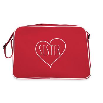 Sister heart - Sac Retro - rouge/blanc - Dos