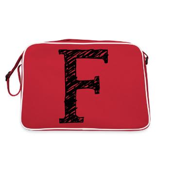 F - Sac Retro - rouge/blanc - Dos
