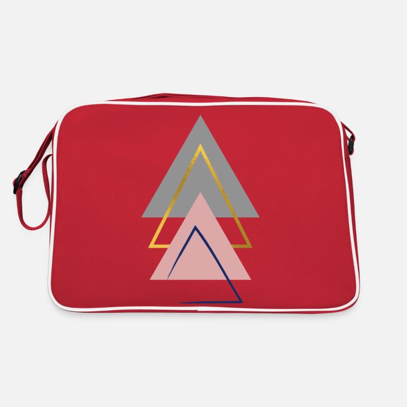 triangle geometry Retro Bag