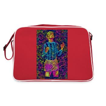 FootballMulticolor - Sac Retro - rouge/blanc - Dos