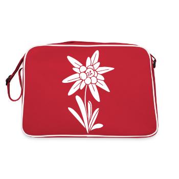 Gentiane suisse - Sac Retro - rouge/blanc - Dos
