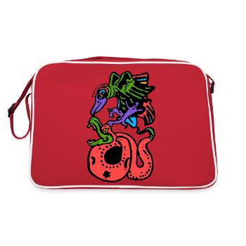 Culture inca, Amérique latine - Sac Retro - rouge/blanc - Dos