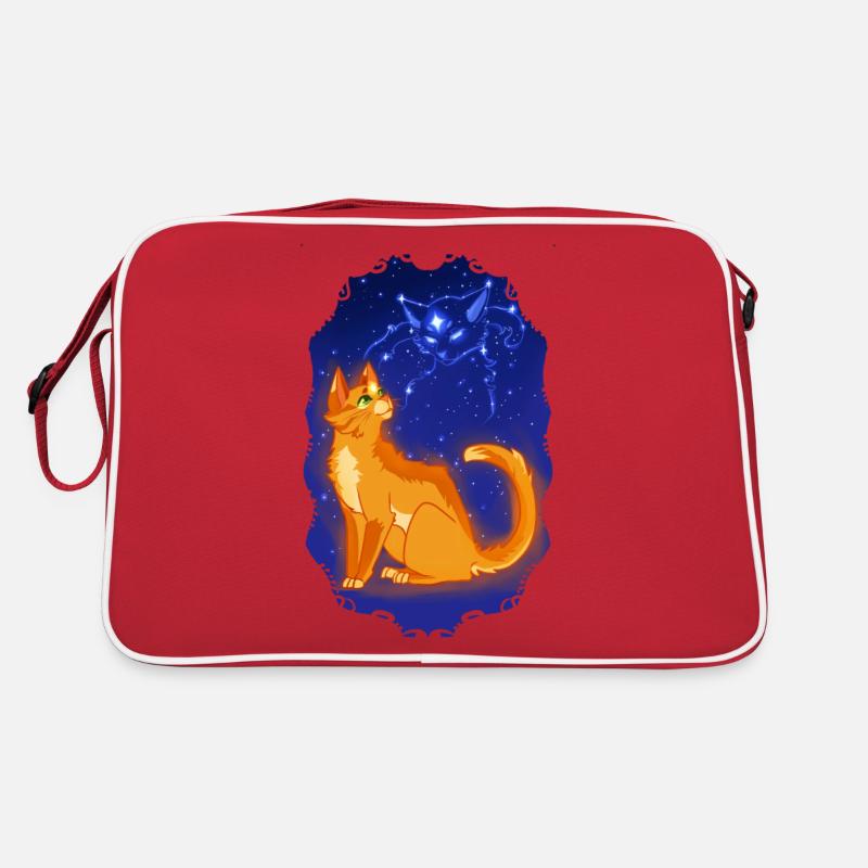 Firestar Bluestar Firestar Bluestar Cat - Retro Bag - red/white