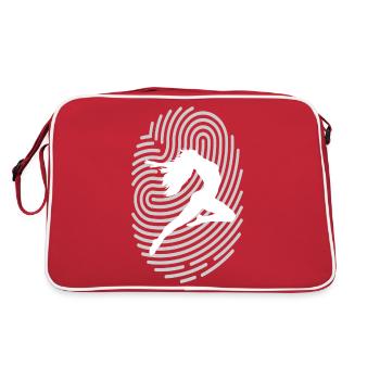 Danse Musique de danse - Sac Retro - rouge/blanc - Dos