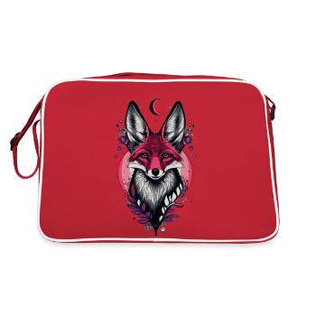 Magic Fox - Retro Tasche - Rot/Weiß - Hinten