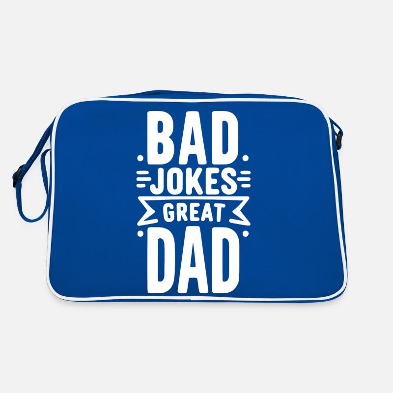 Bad Jokes Great Dad Retro Bag