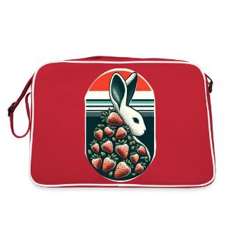 Lapin rétro - Sac Retro - rouge/blanc - Dos