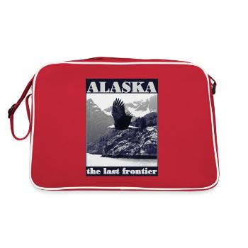 Alaska - The Last Frontier - Retro Bag - red/white - Back