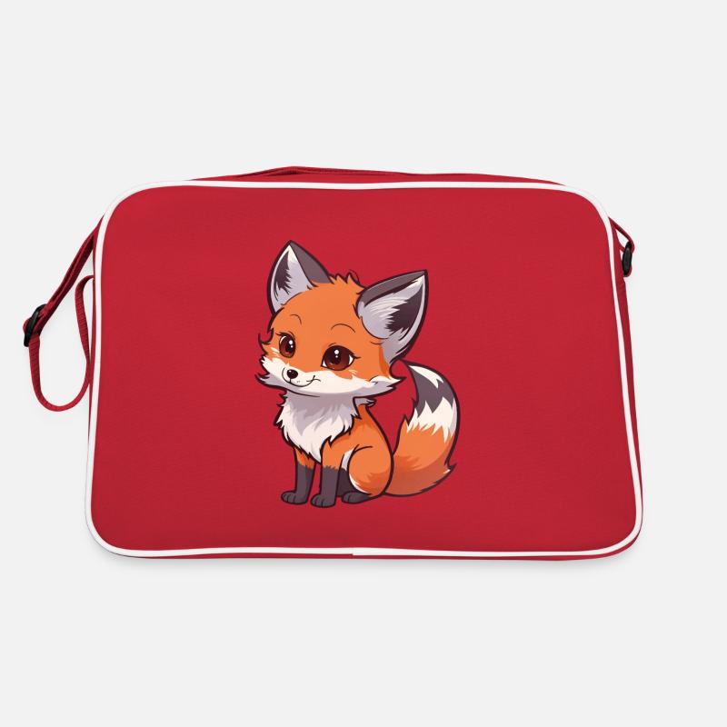 Totally cute fox Retro Bag