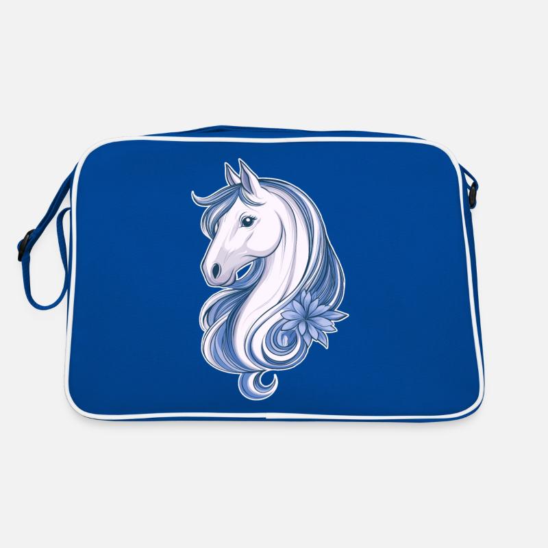 Süßes Pferd Retro Tasche
