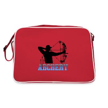 Tir à l'arc - Sac Retro - rouge/blanc - Dos