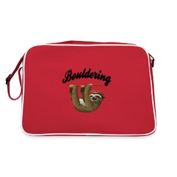 Bouldern - Sac Retro - rouge/blanc - Dos