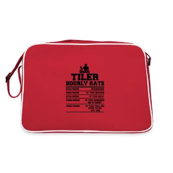 Tiler - Retro Bag - red/white - Back
